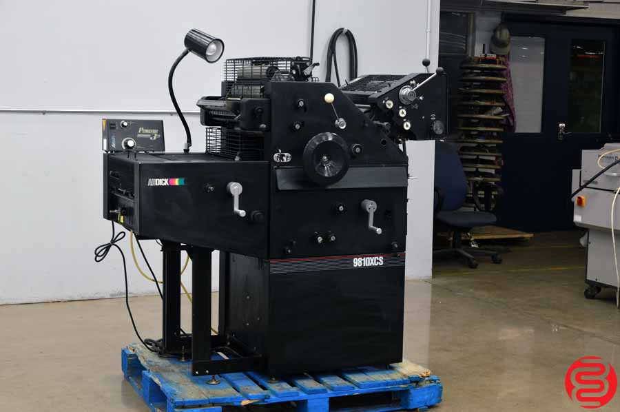 AB Dick 9810 XCS Two Color Offset Press | Boggs Equipment